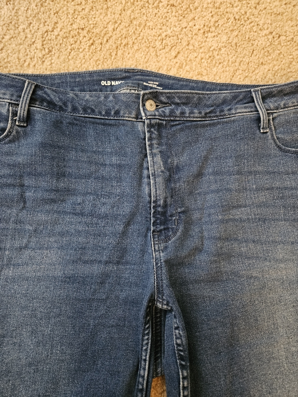 Old Navy High Rise Wow Super Skinny Dark Blue Women's Jeans Size 22 - Picture 8 of 10